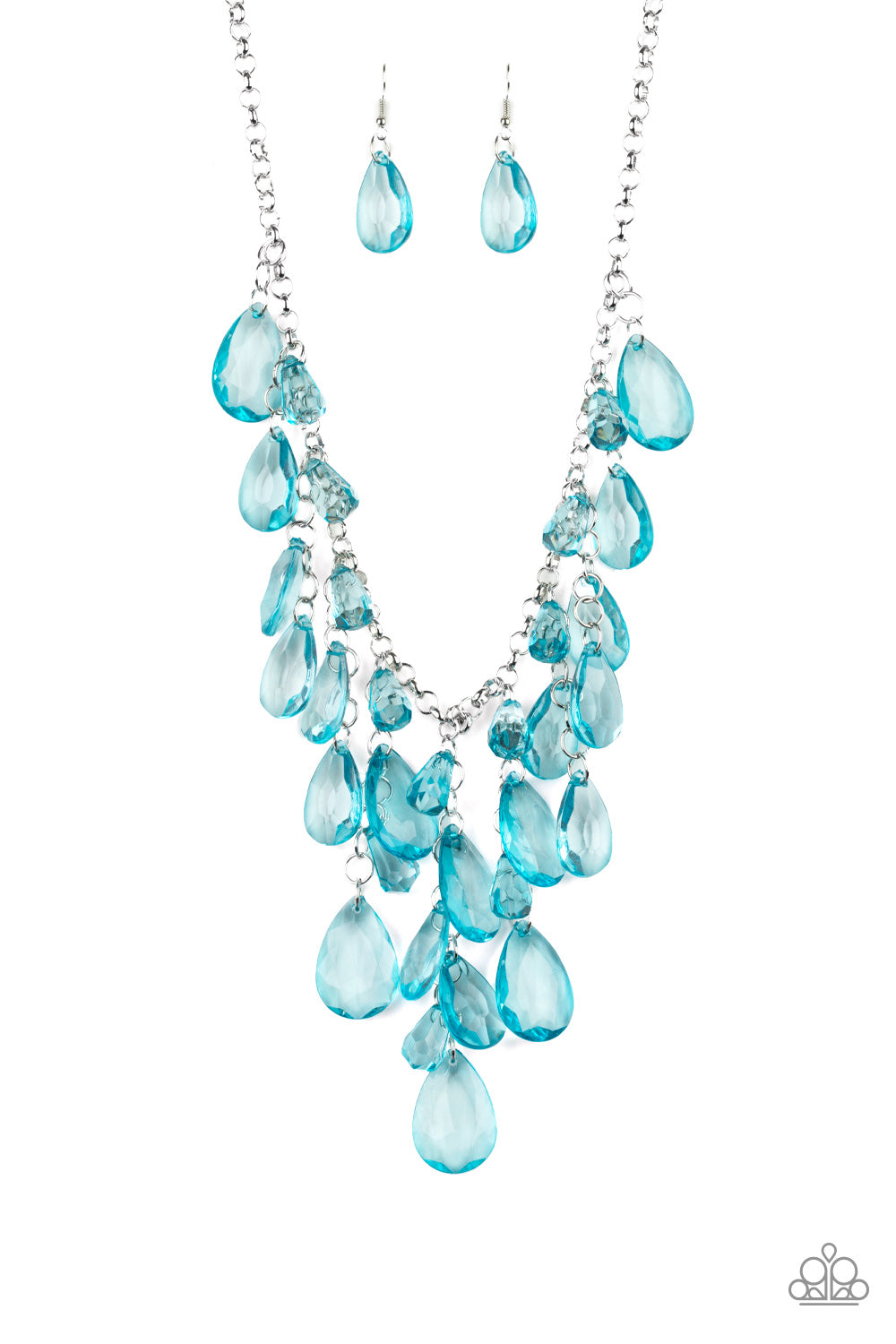 Irriscencia irresistible - Collar azul