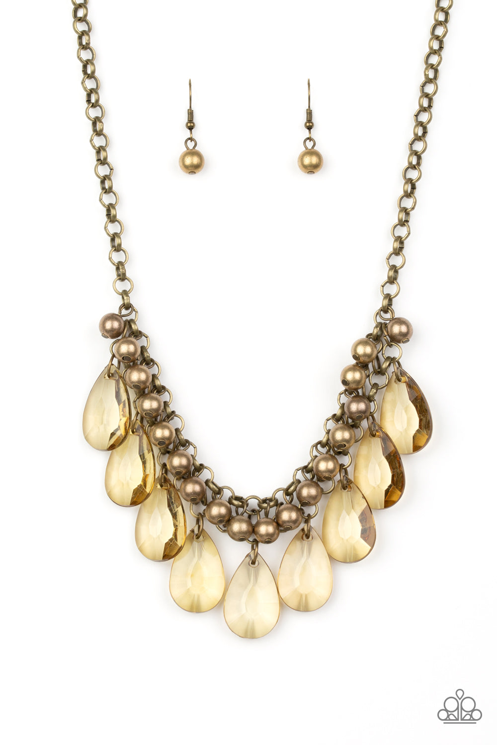 Fashionista Flair - Necklace brass-Vintage