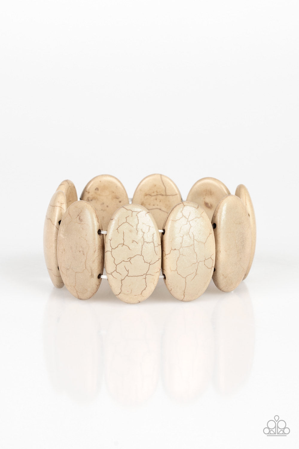 Dramáticamente nómada - Pulsera marrón - Vintage