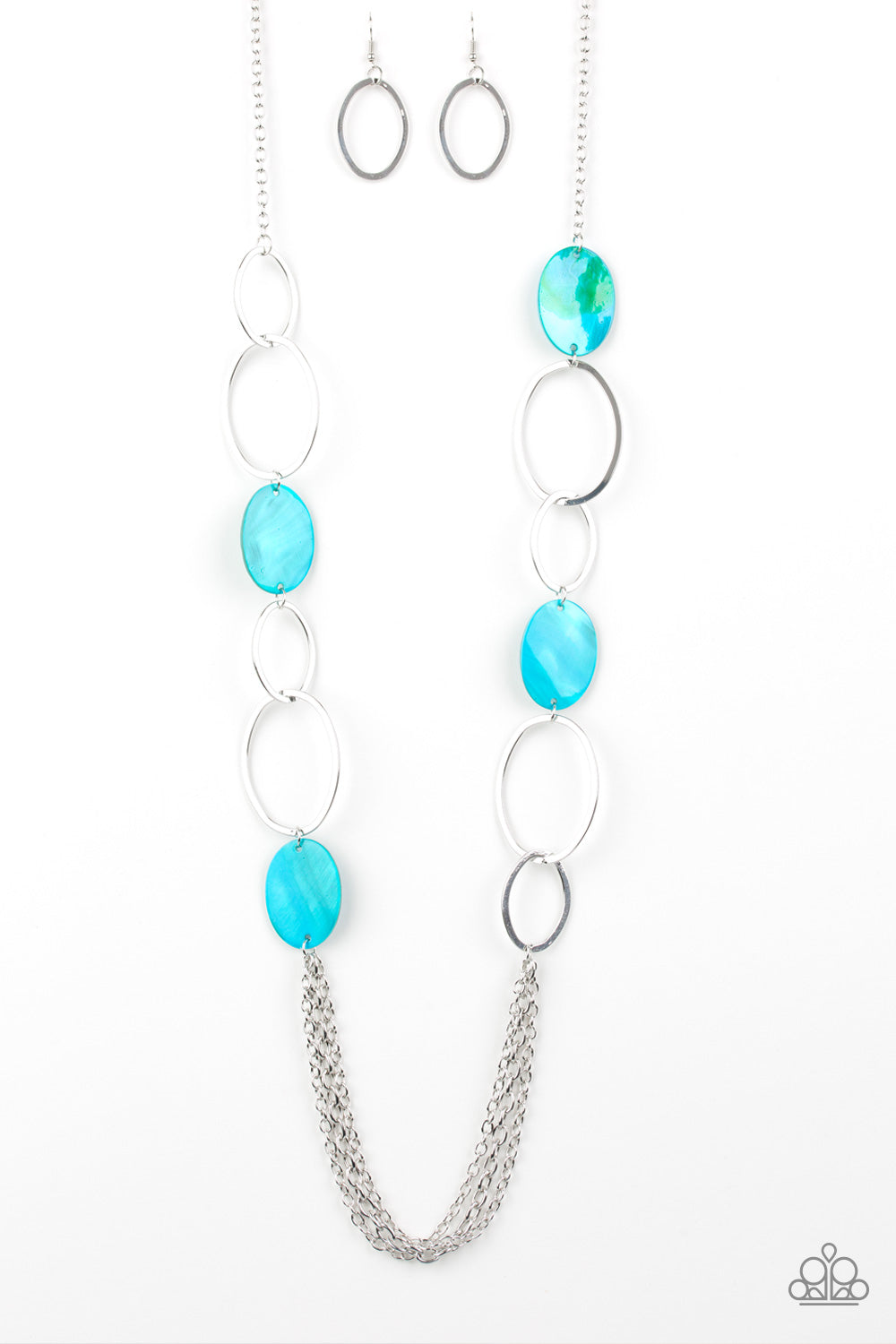 Kaleidoscope Coasts - Blue necklace-Vintage
