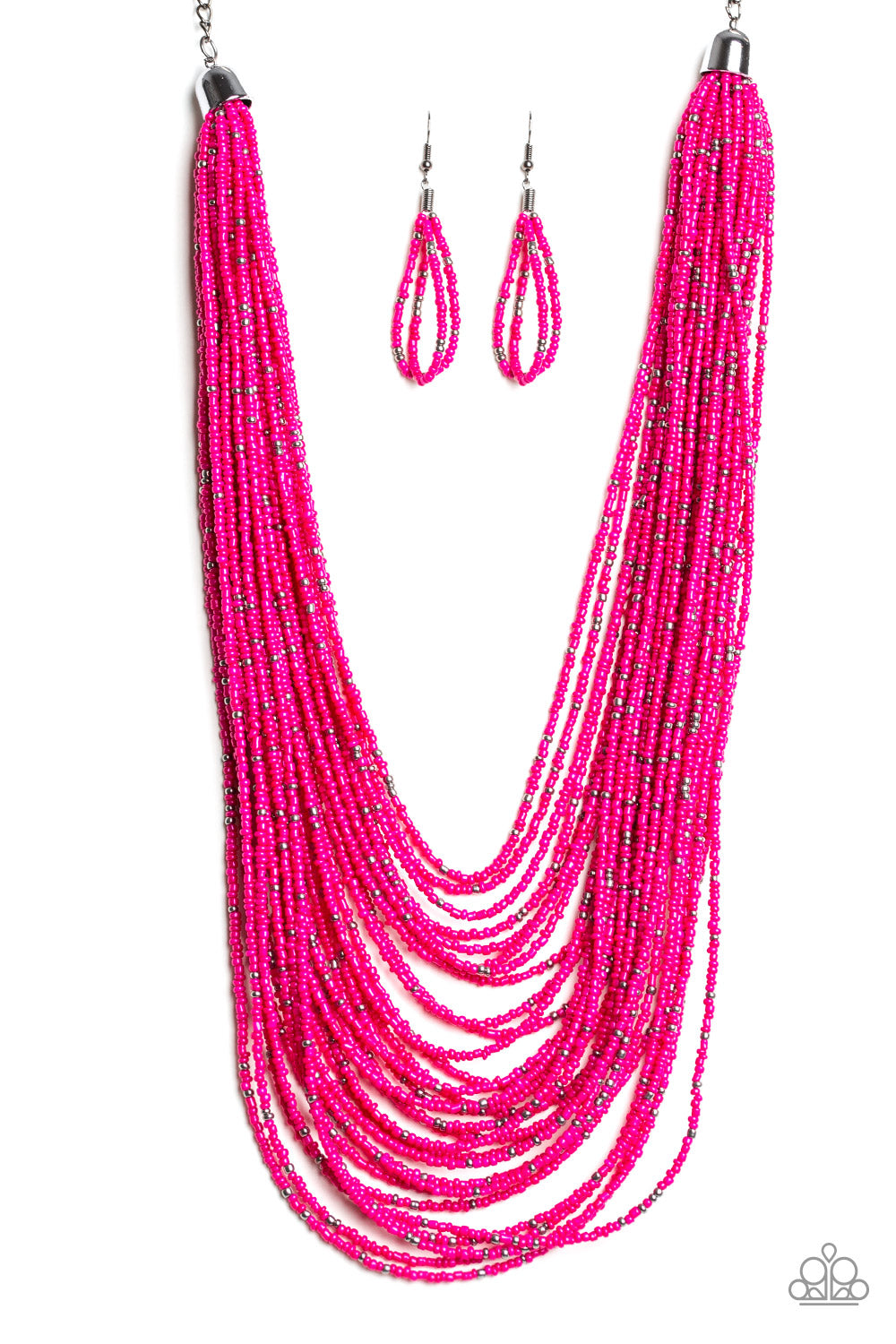 Rio Rainforest - Pink necklace