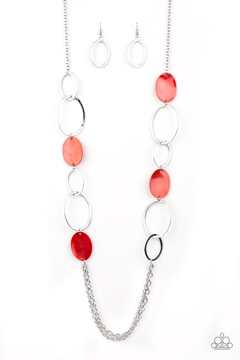 Kaleidoscope Coasts - Red necklace-Vintage