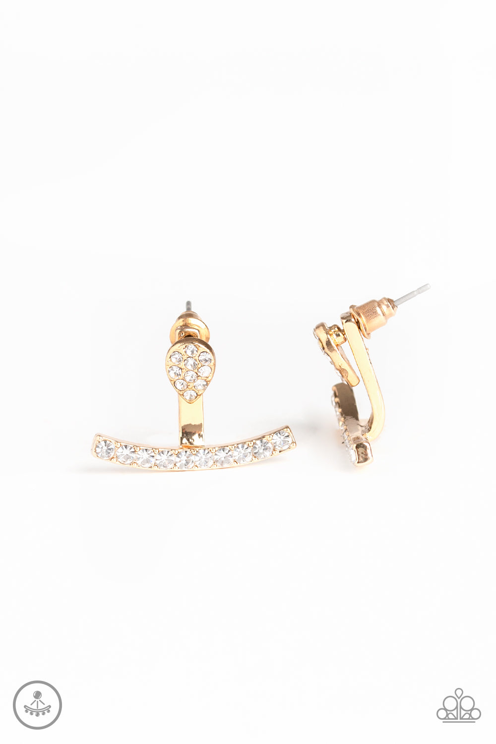 Glowing Glimmer - Gold earring