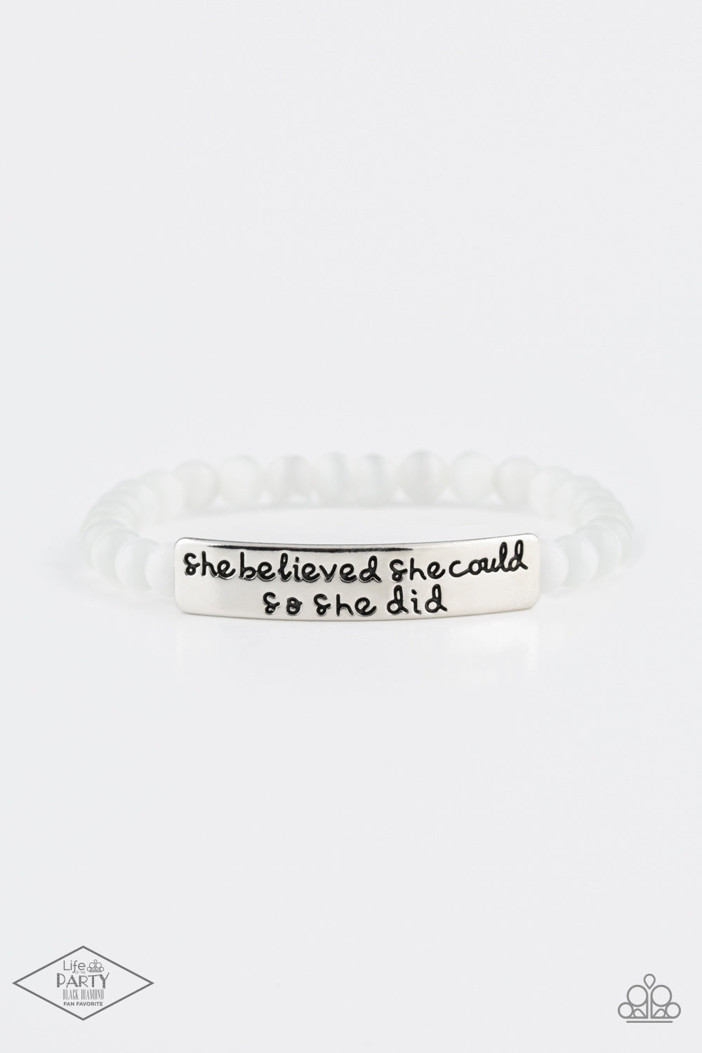 Así lo hizo - Pulsera blanca 💙