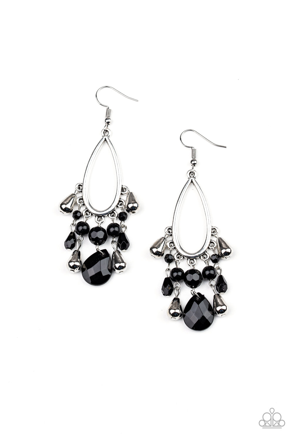 Summer Catch - Pendiente negro - Vintage