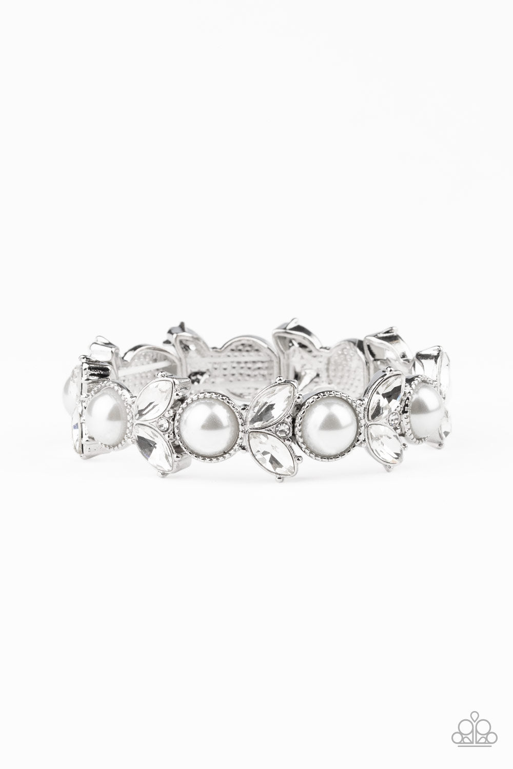 Oasis opulento - Pulsera blanca - Vintage