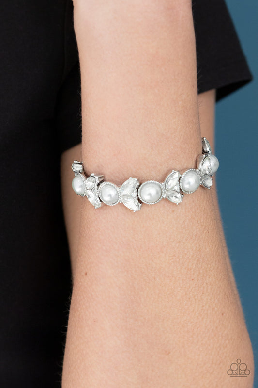 Oasis opulento - Pulsera blanca - Vintage