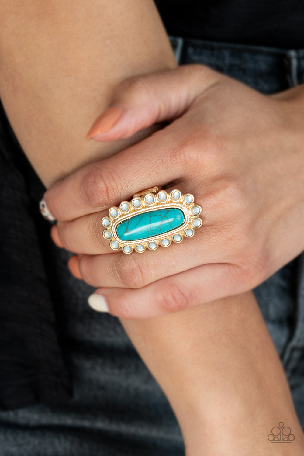 Oasis Místico - Anillo de oro