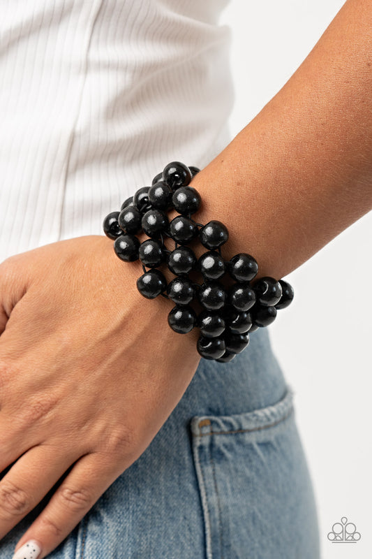 Tiki Tropicana - Pulsera negra