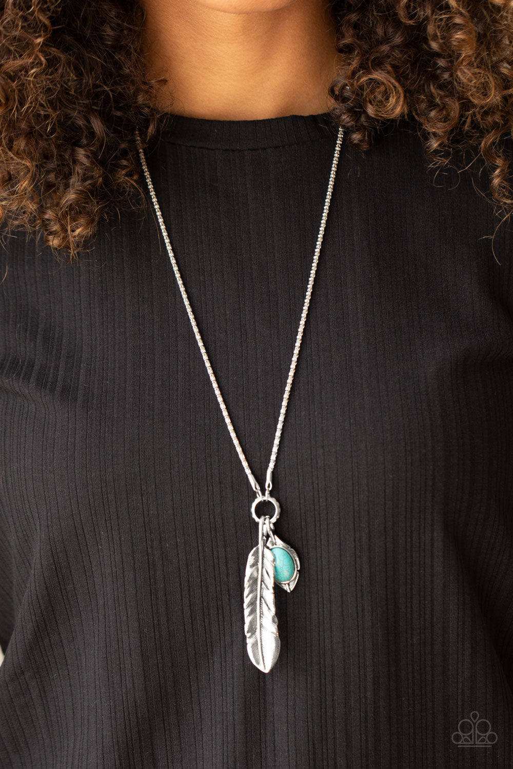 Sahara Quest - blue necklace-Vintage