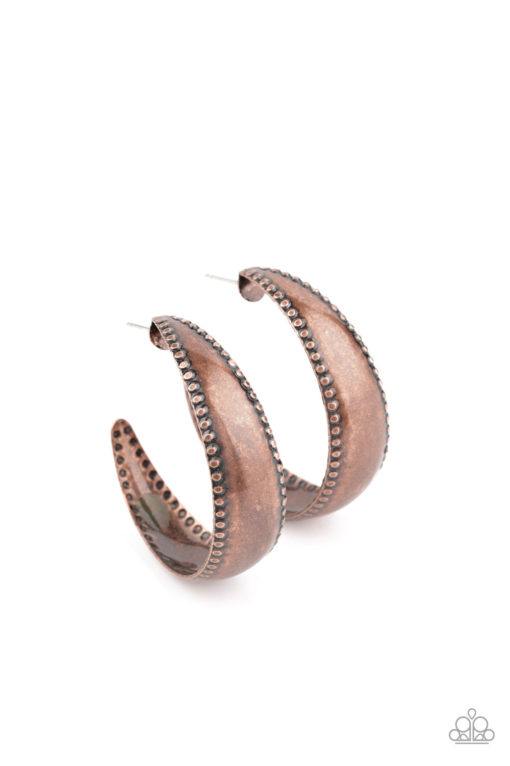 Burnished Benevolence - Copper earring