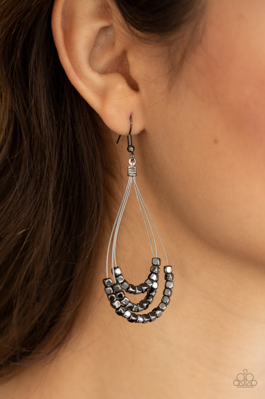 Off The Blocks Shimmer - Pendientes negros