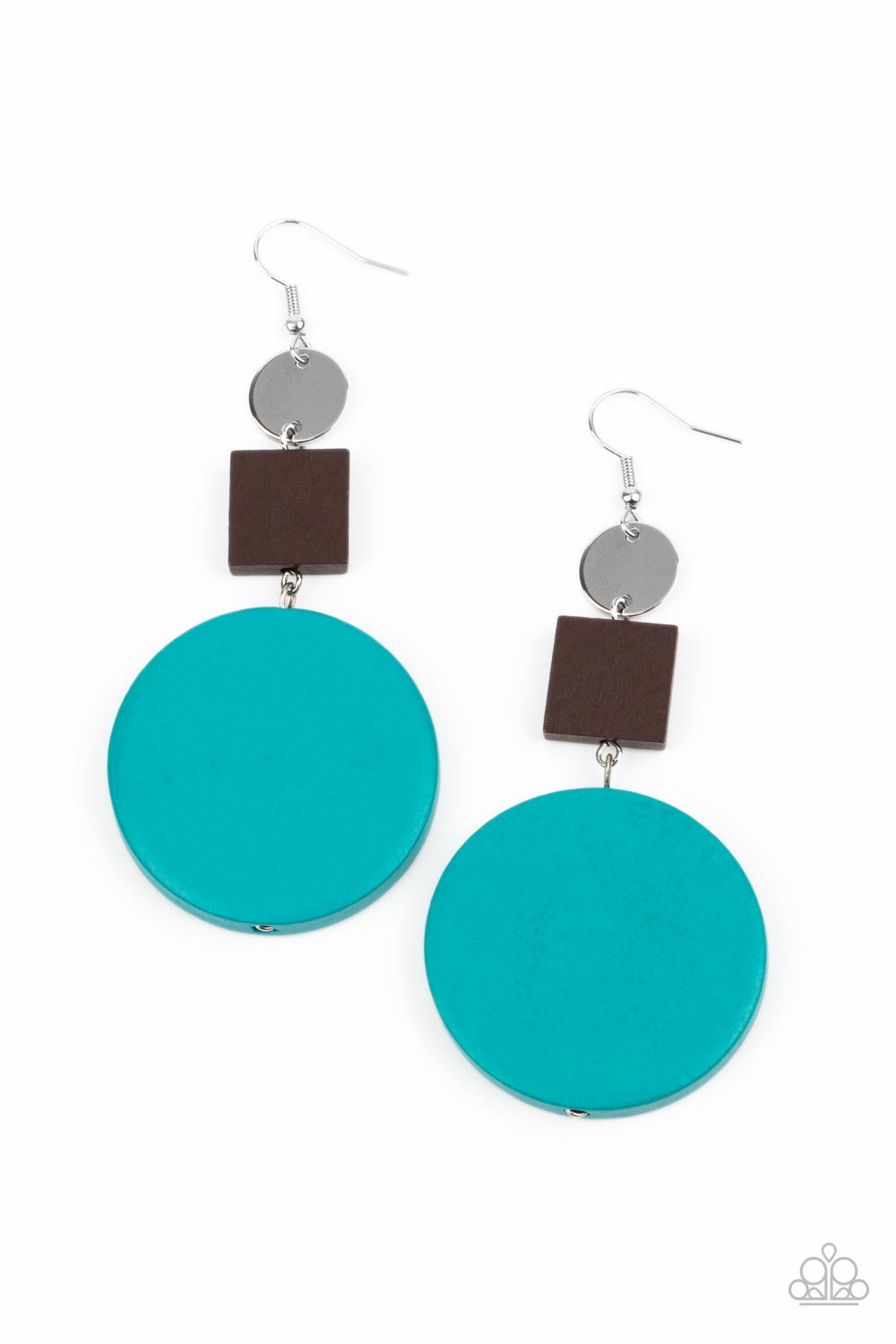 Materiales modernos - Pendientes azules