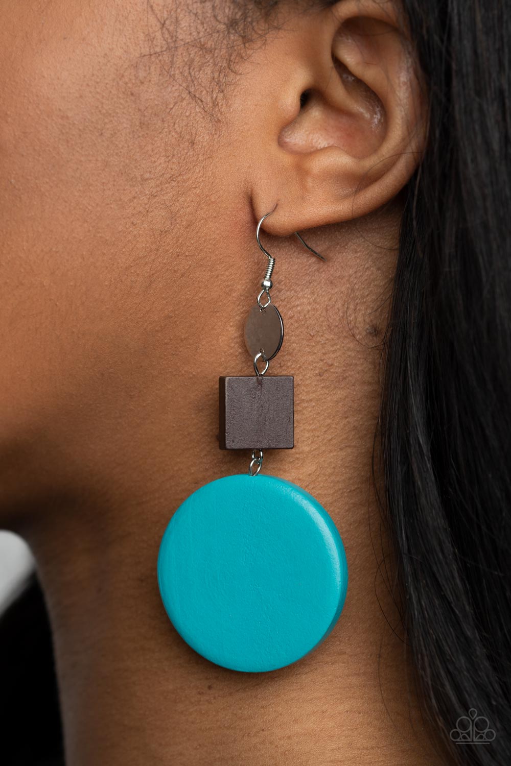 Materiales modernos - Pendientes azules