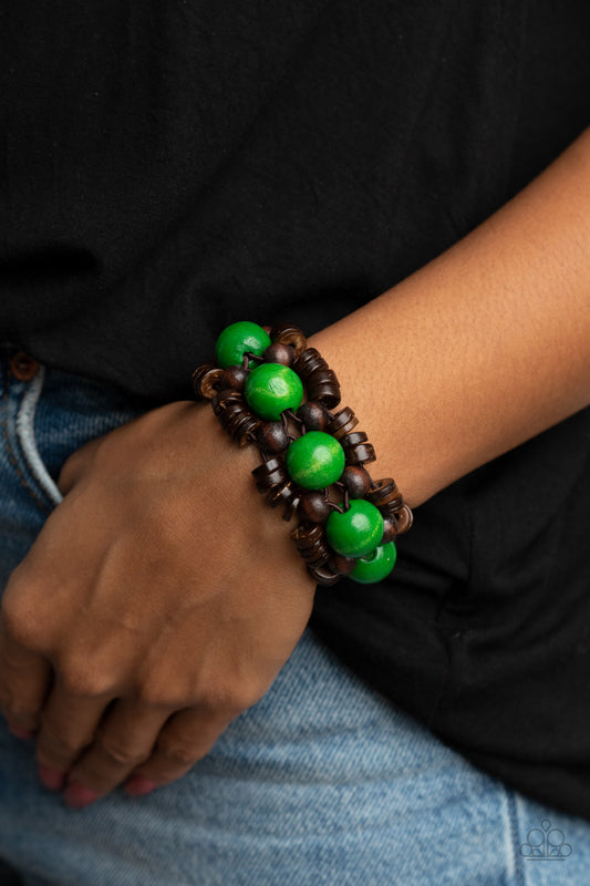 Tentaciones tropicales - Pulsera verde
