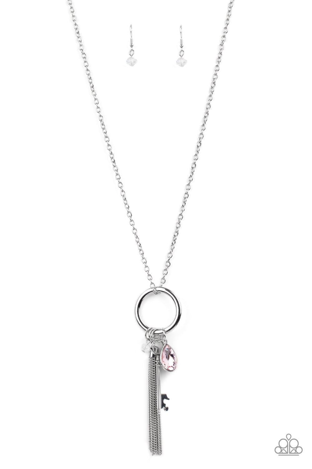 Unlock Your Sparkle - Pink necklace