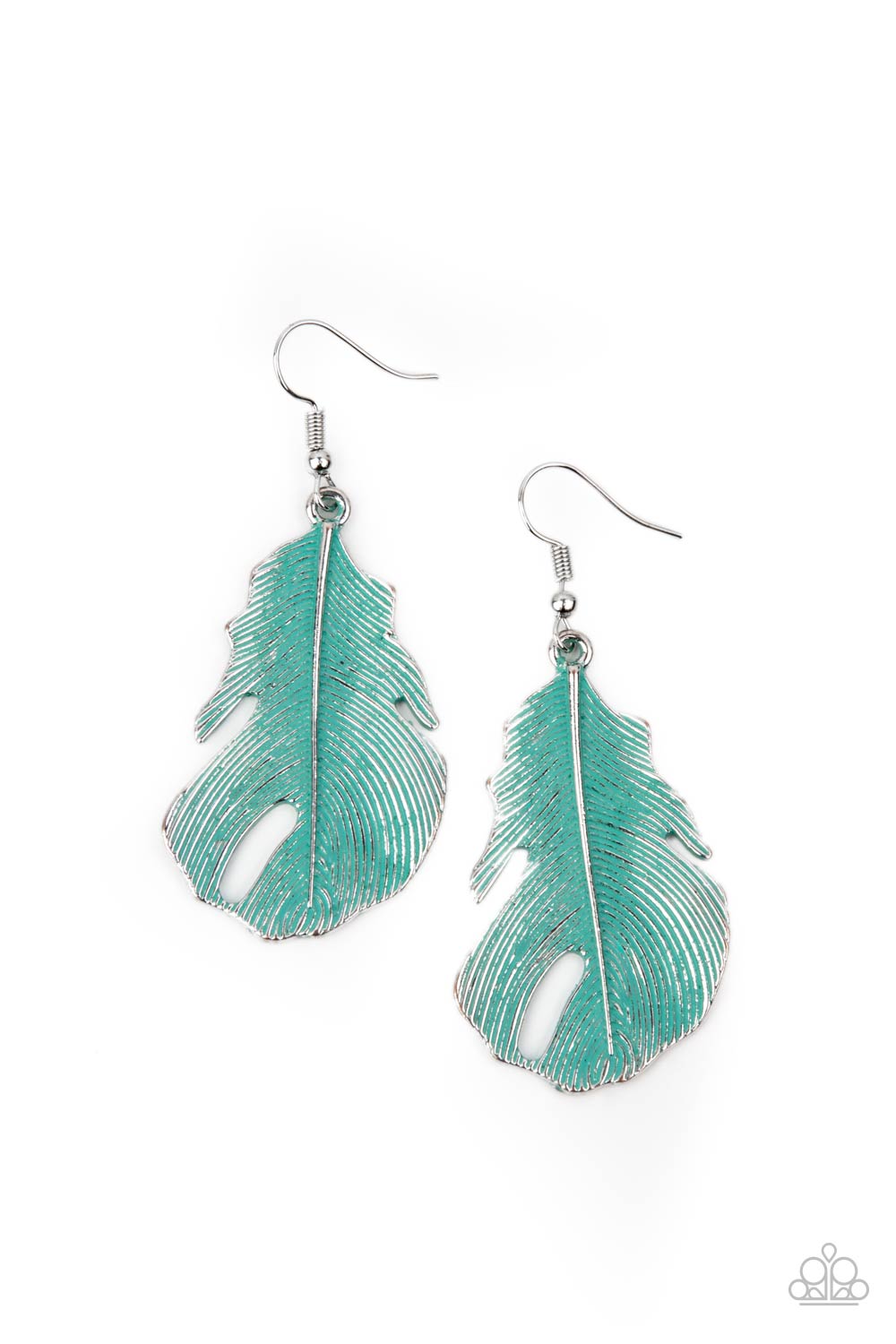 Pendientes de cabezas QUILL Roll - Azul