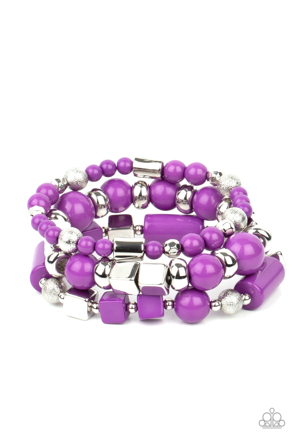 Perfectamente prismático - Pulsera morada