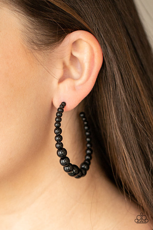 Graduada Glamour - Pendientes negros