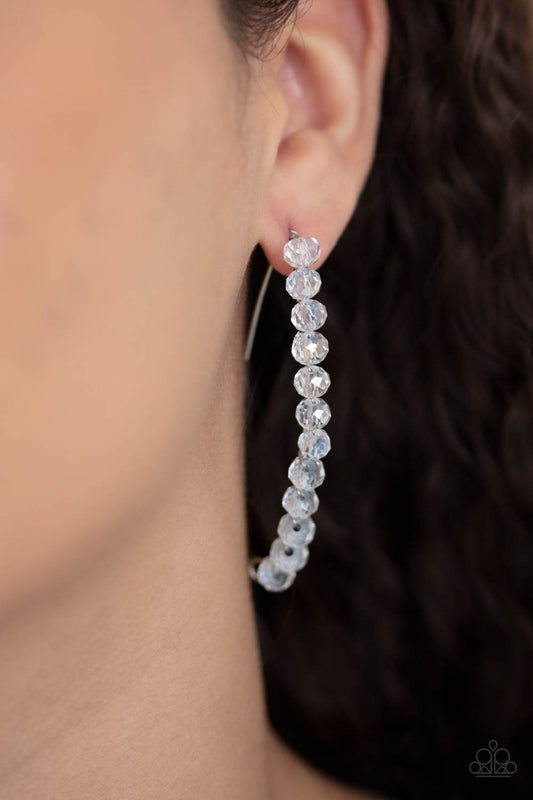 GLOW Hanging Fruit - White earrings