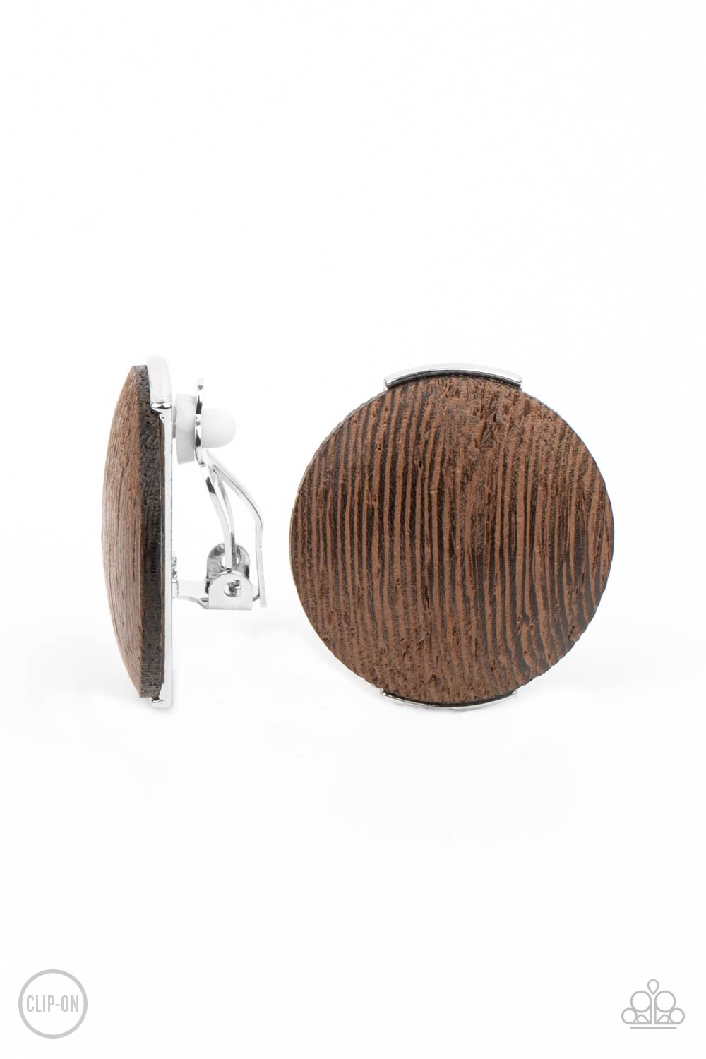 WOODWORK It - Pendientes marrones
