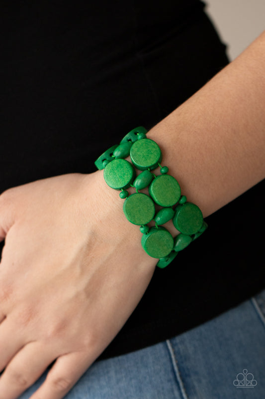 Bravado de playa - Pulsera verde