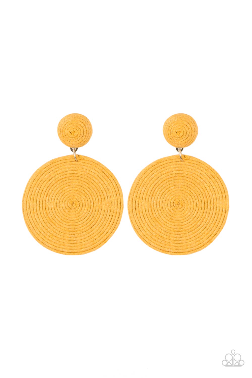 Circulate The Room - Yellow earrings