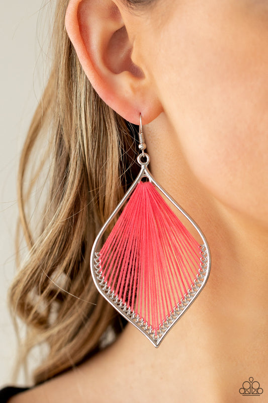 String Theory - Pink earrings