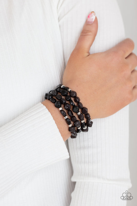 ¡Bonito BRILLO! - Pulsera negra