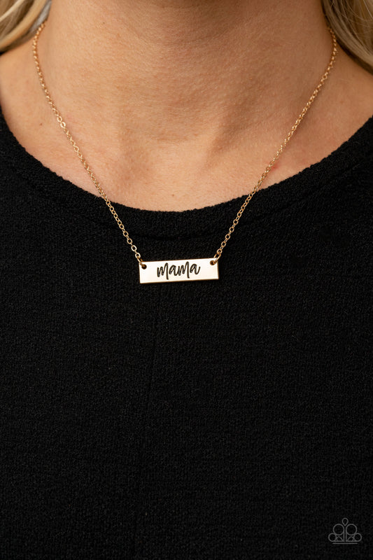 Bendita Mamá - Collar de oro