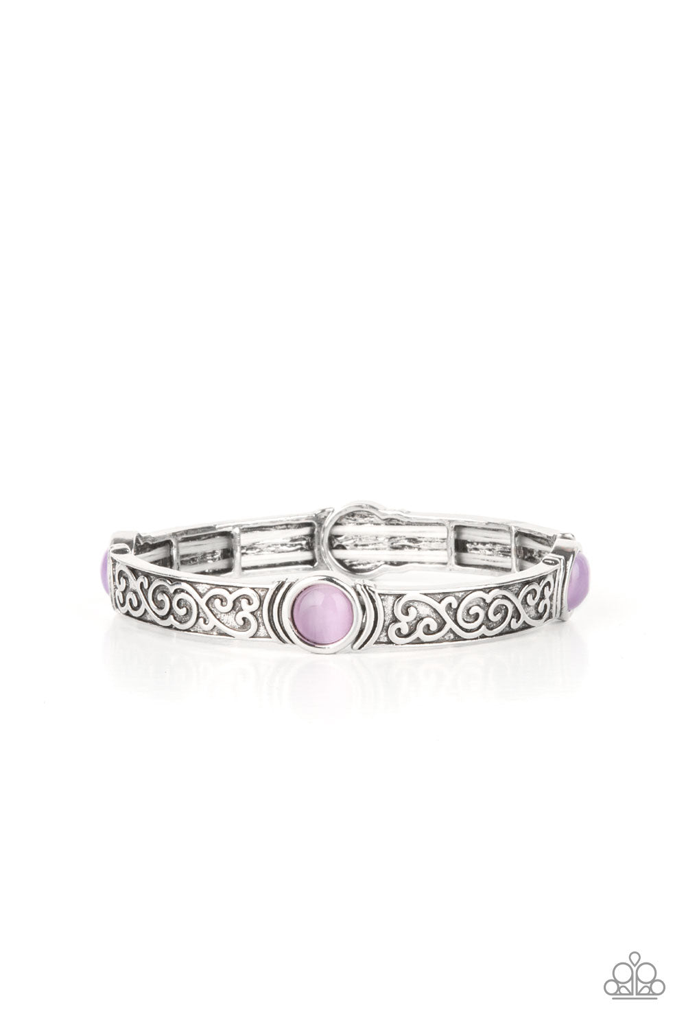 Etéreamente encantador: pulseras moradas