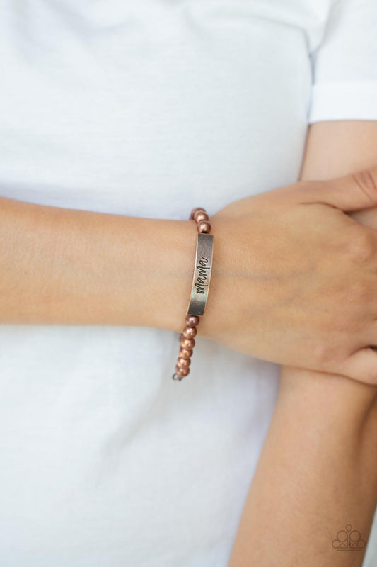 Mom Squad - Copper bracelet