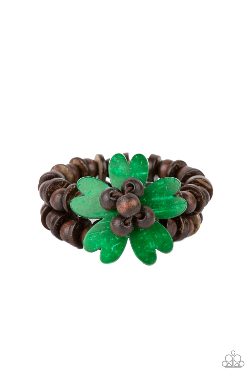 Pulsera verde sabor tropical