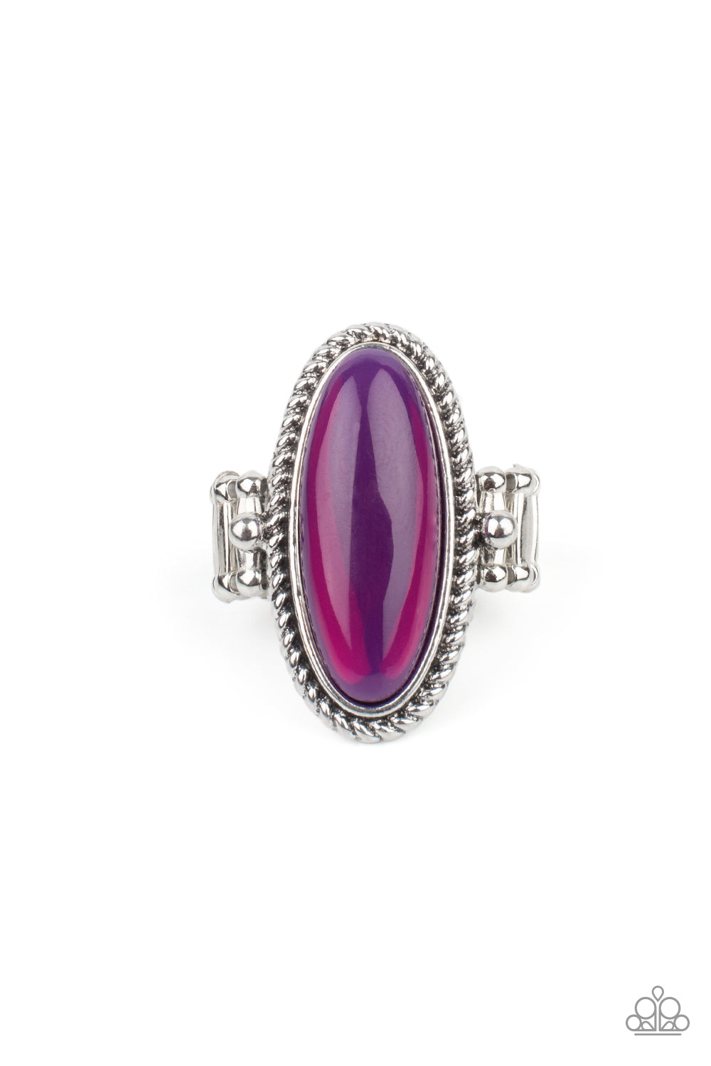 Oval Oasis - Purple ring