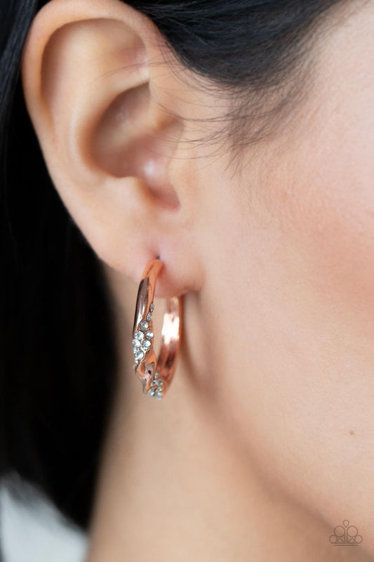 Subliminal Shimmer - Copper earrings