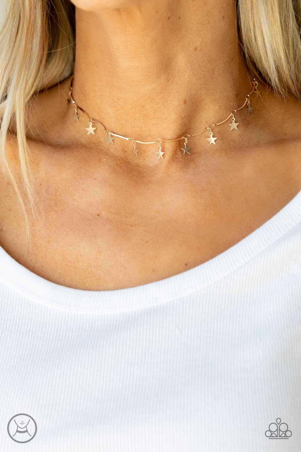 Little Miss Americana - Gold necklace