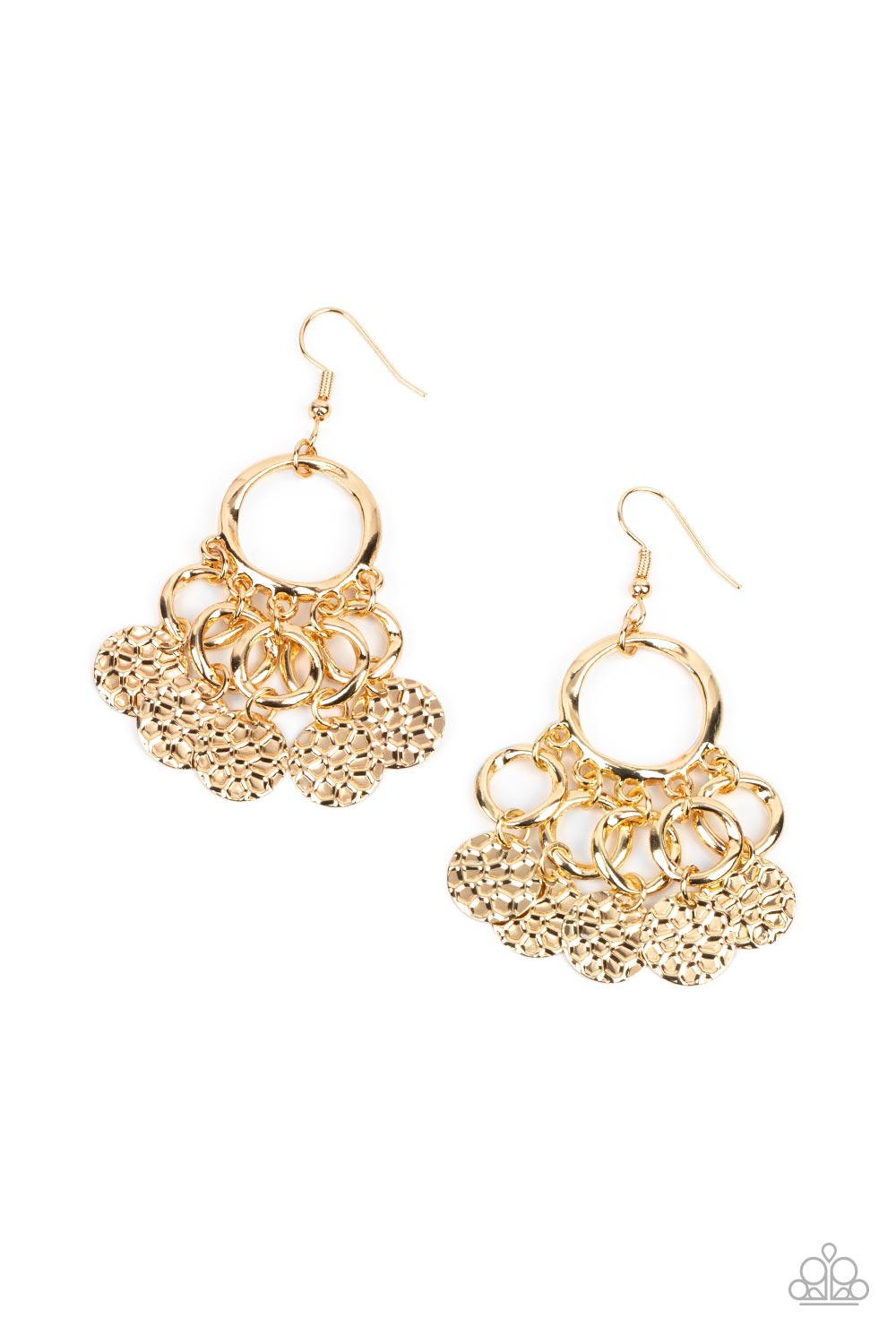 Partners in CHIME - Gold earrings