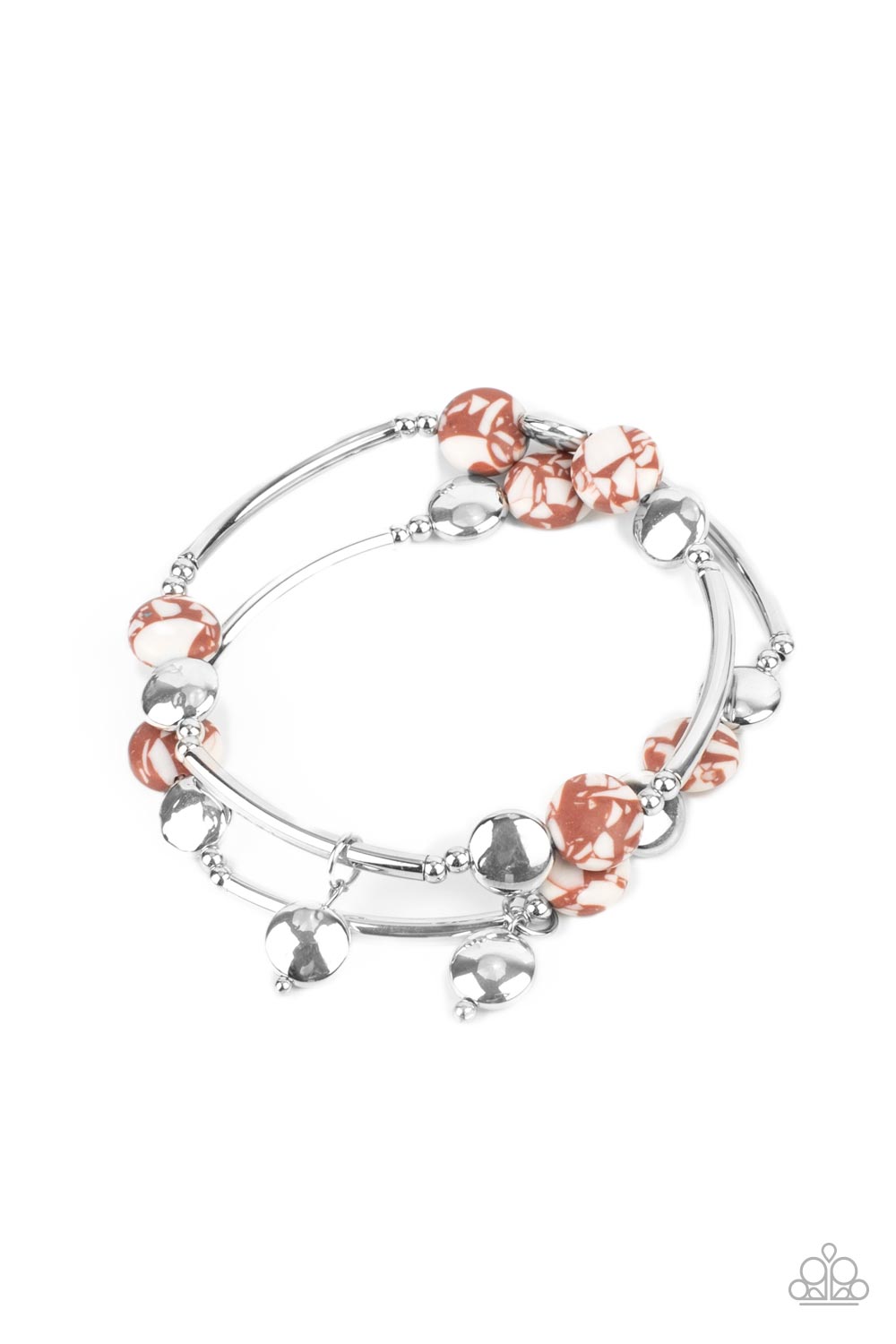 Terrazzo Territory - Brown bracelet