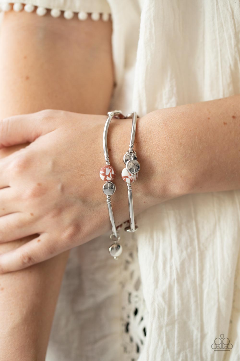 Terrazzo Territory - Brown bracelet