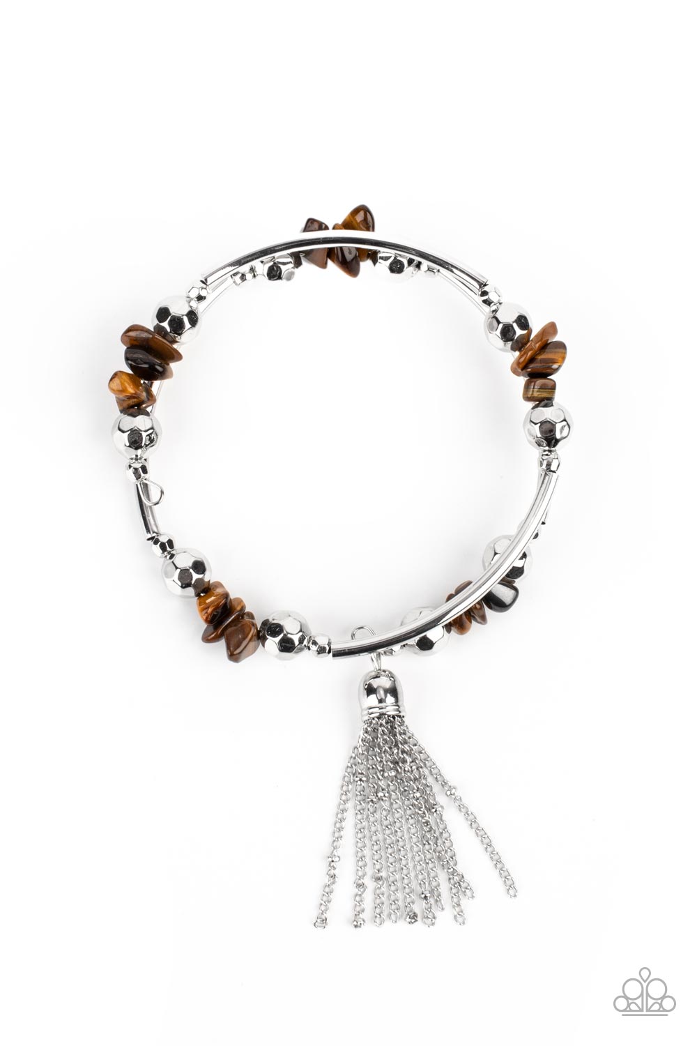 Mineral Mosaic - Brown bracelet