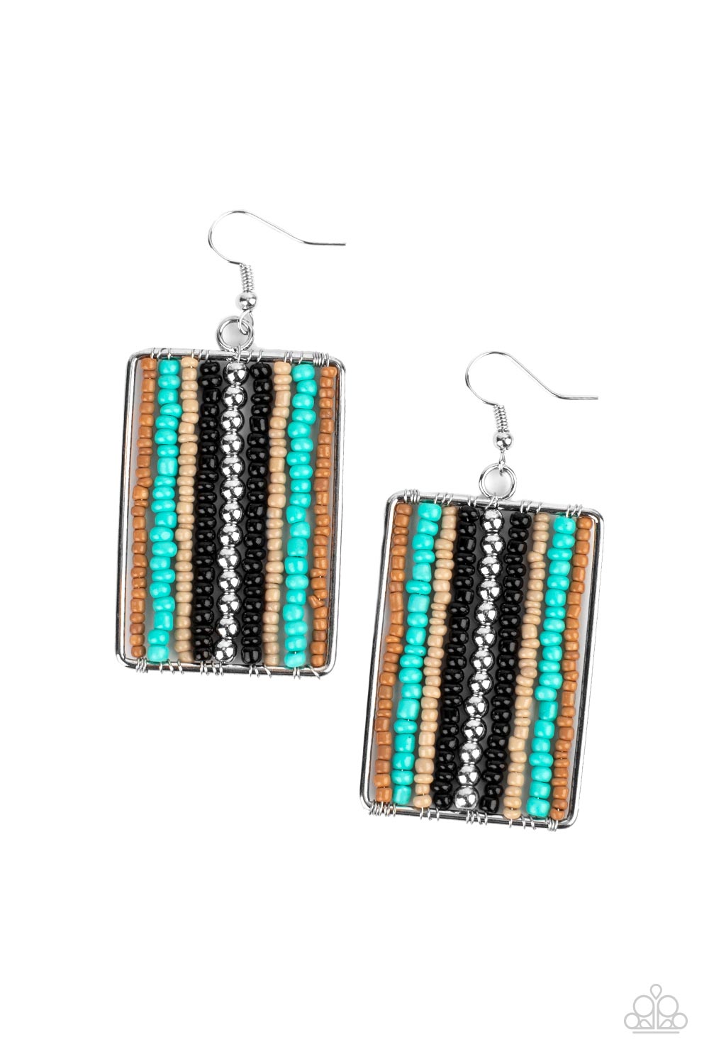 Beadwork Wonder - Pendientes negros