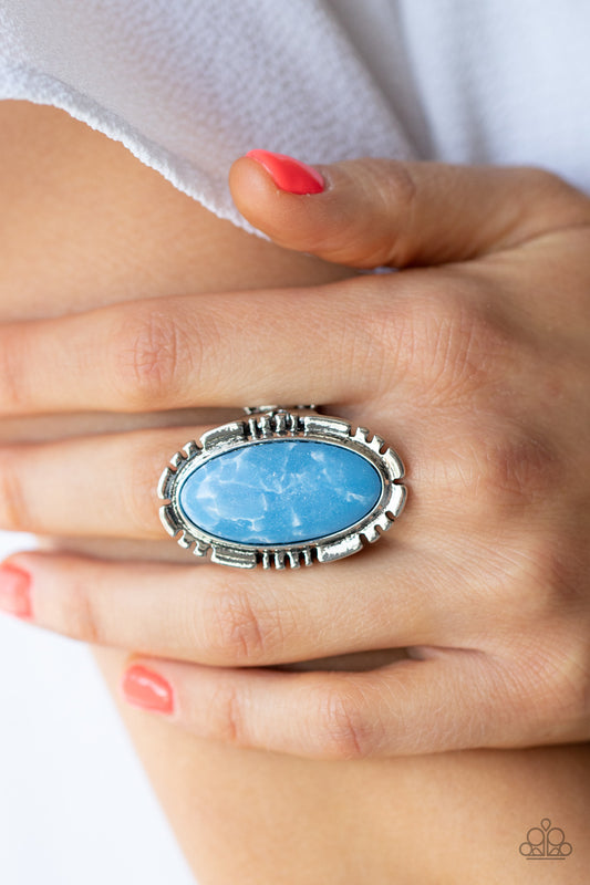 Peacefully Pioneer - Blue ring