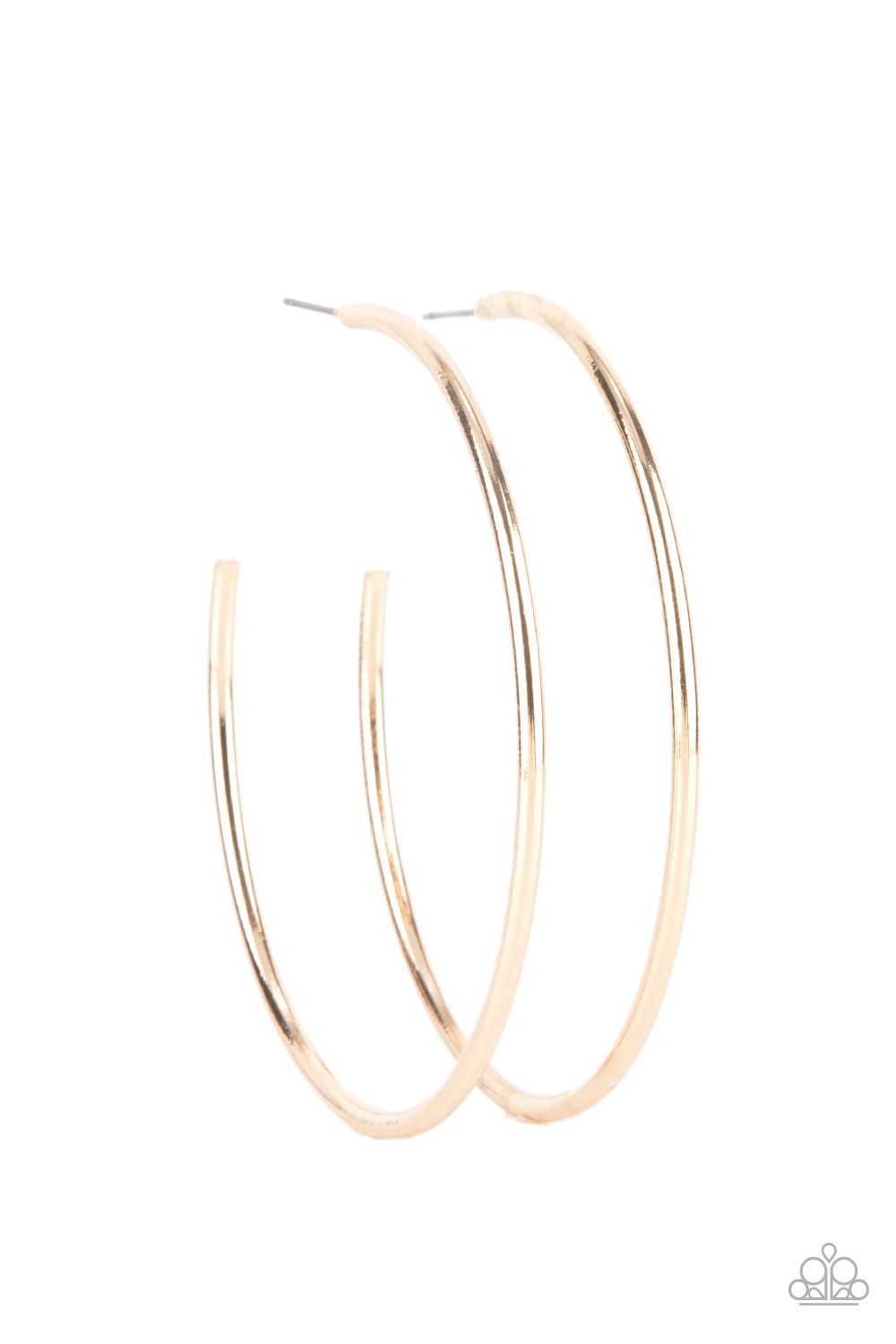 Mega Metro - Gold earrings