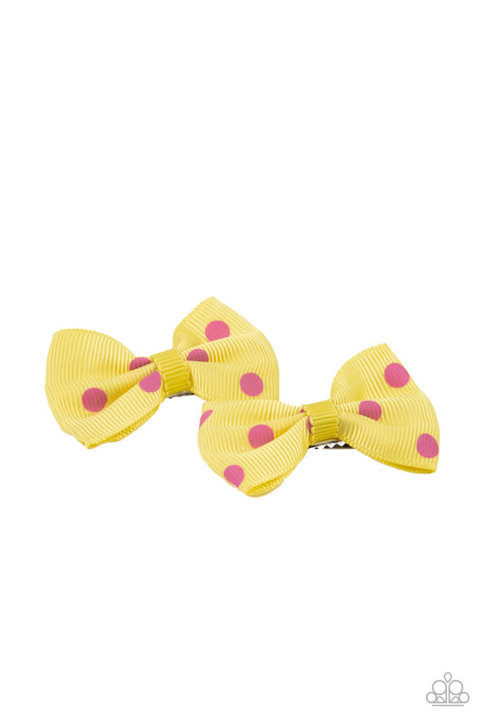 Polka Dot Drama - Yellow hair accessories