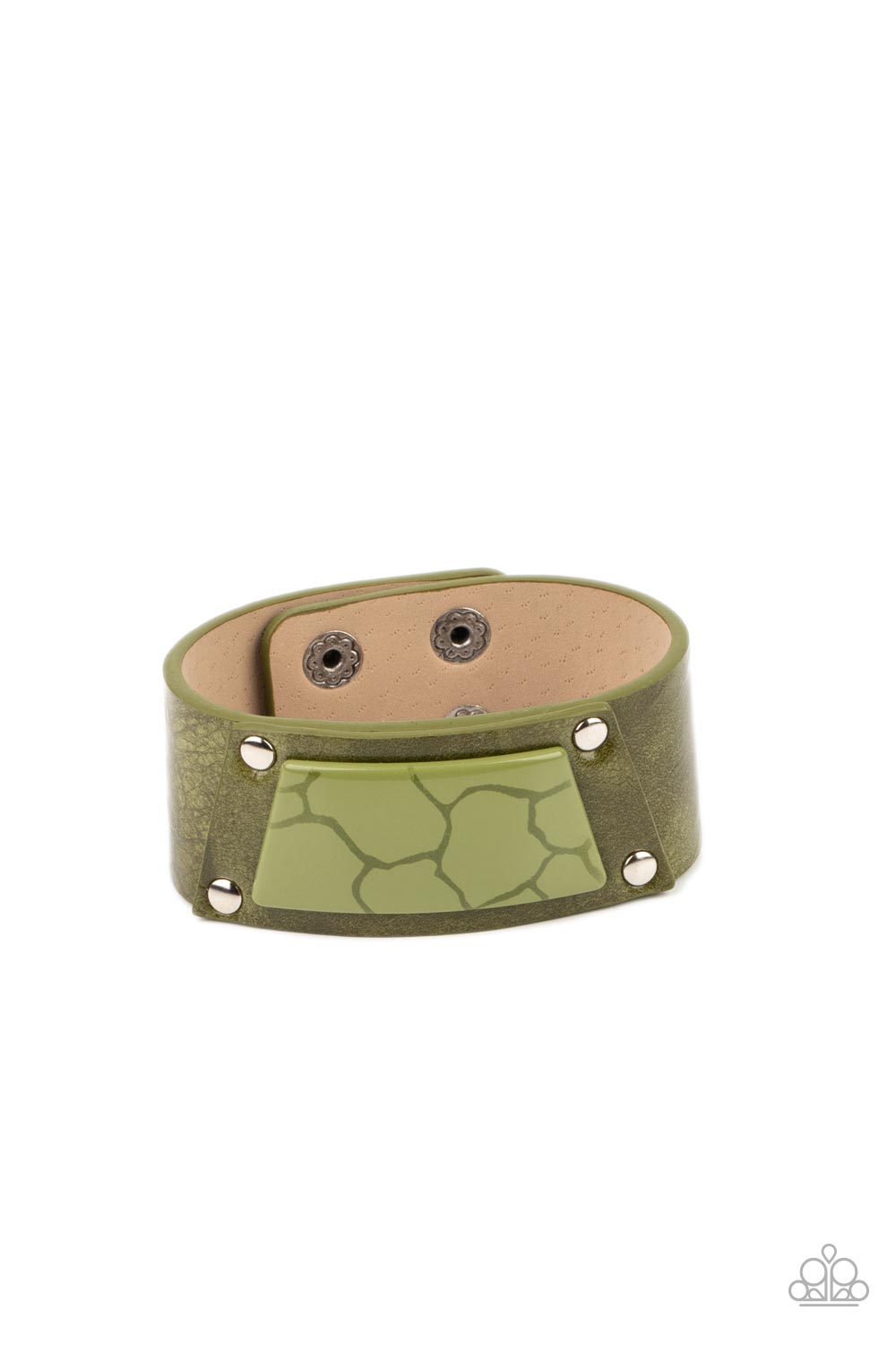 Geo Glamper - Pulsera verde
