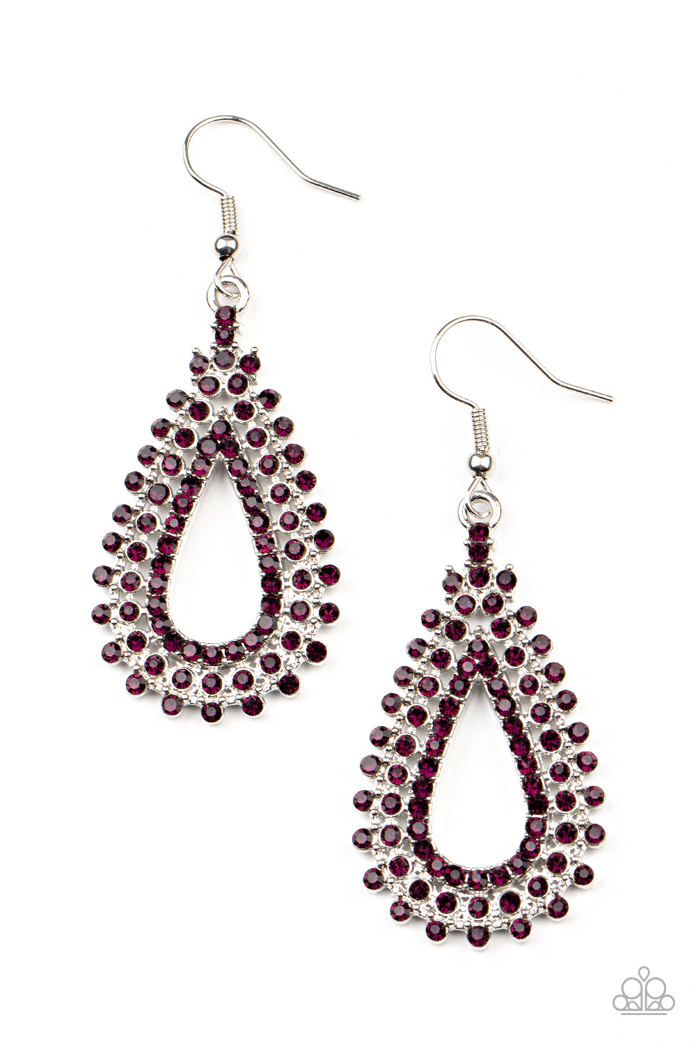 The Works - Purple earrings