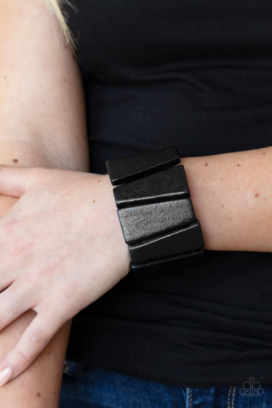 Fondo de Barbados - Pulsera negra