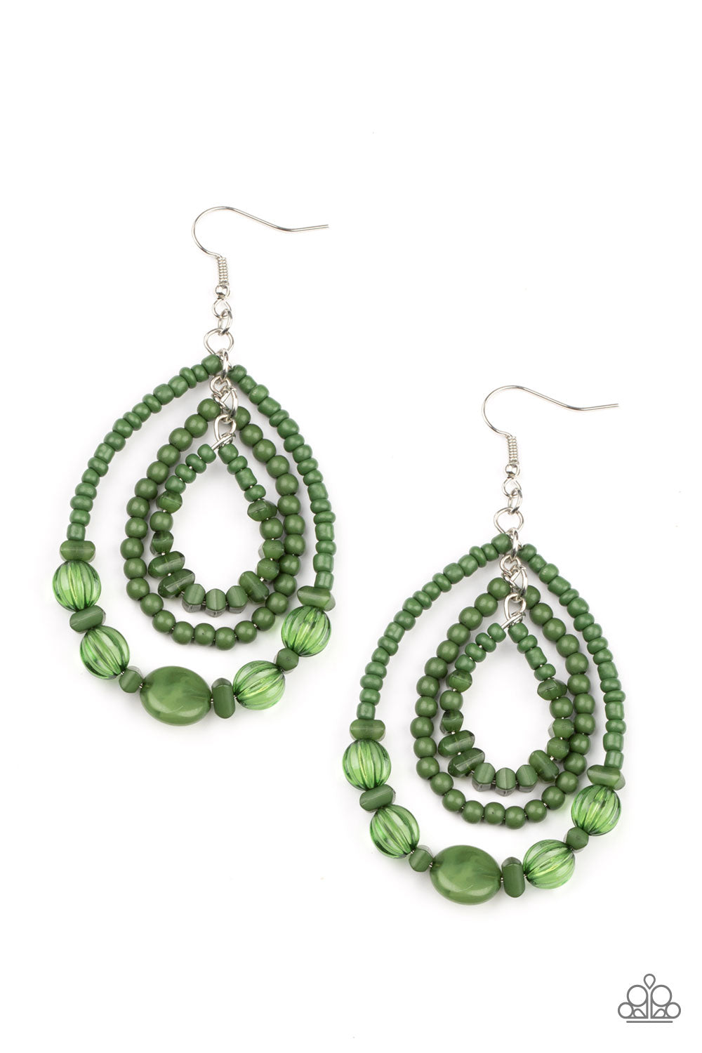 Prana Party - Green earrings