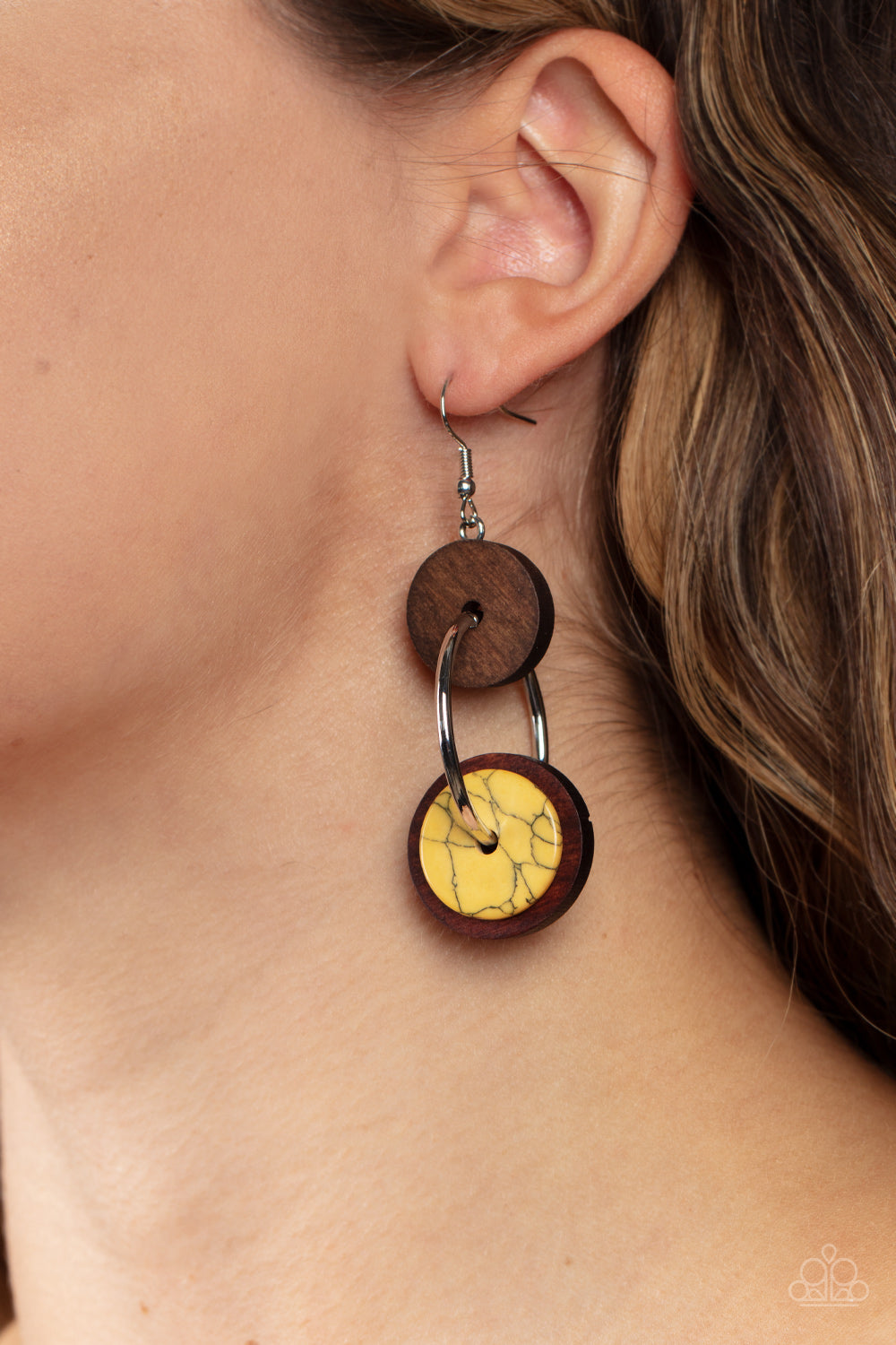 Artisanal Aesthetic - Yellow earrings