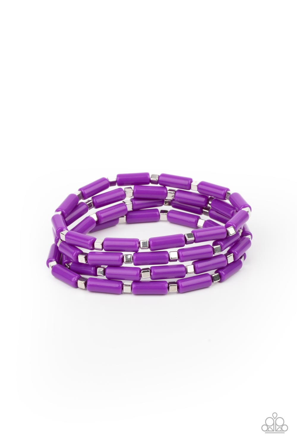 Pulsera violeta Radiantly Retro